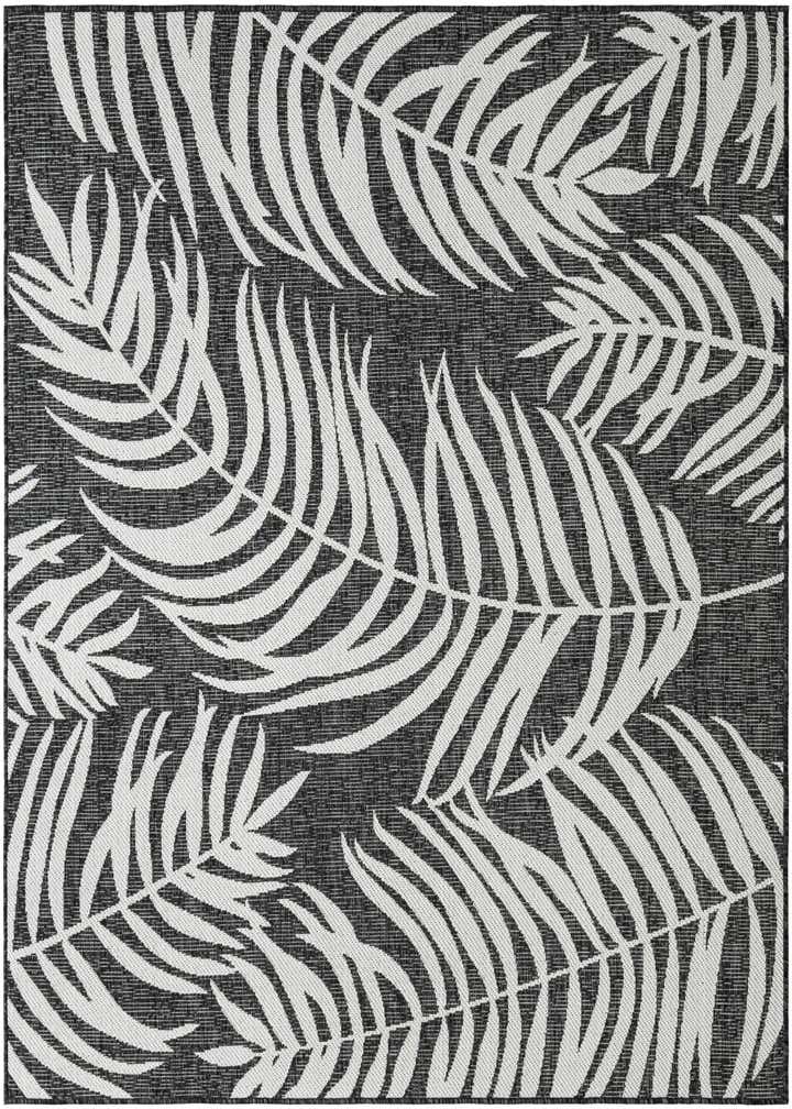6' x 6' Easy-Clean Botanical Indoor / Outdoor Square Rug
