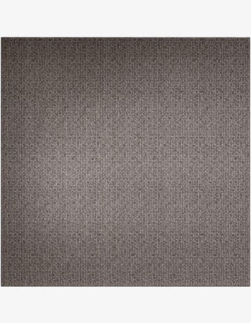 13' x 13' Easy-Clean Checkered Indoor / Outdoor Square Rug