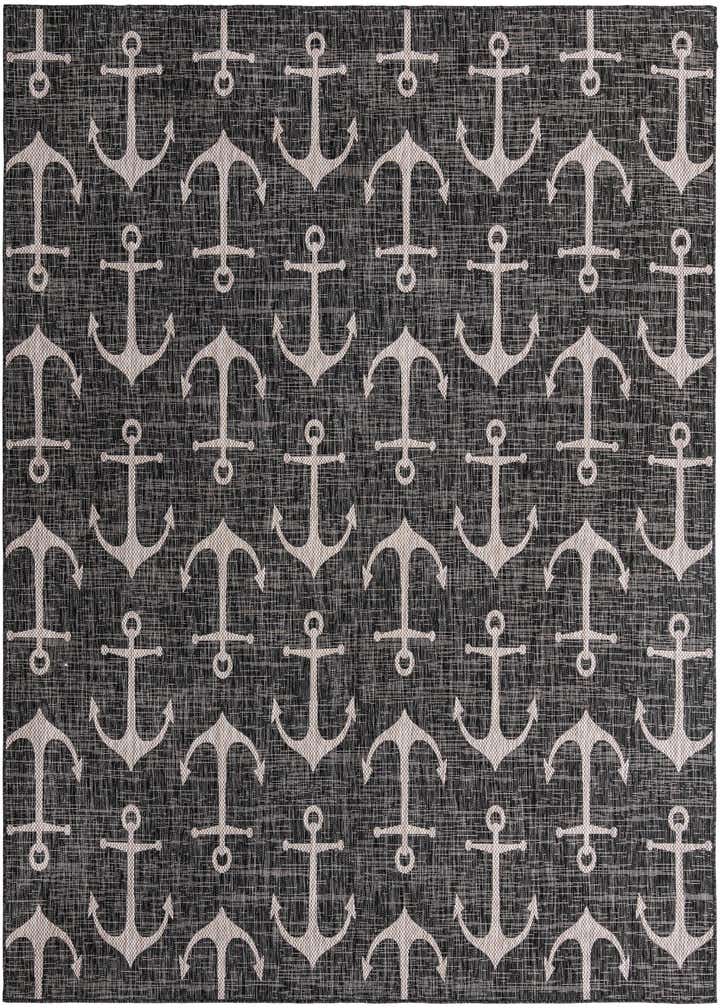 10' x 10' Easy-Clean Coastal Indoor / Outdoor Square Rug