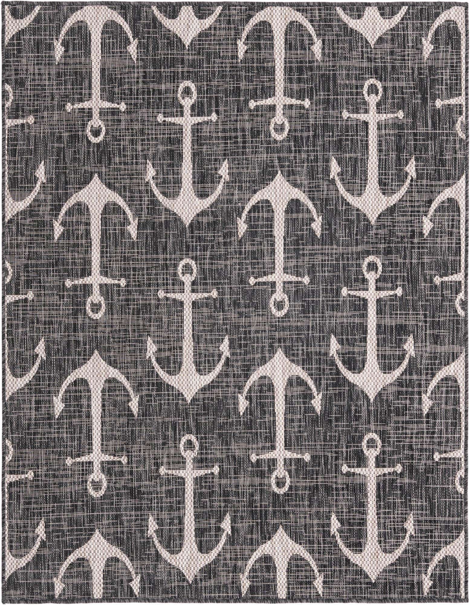 5' 3 x 5' 3 Easy-Clean Coastal Indoor / Outdoor Square Rug