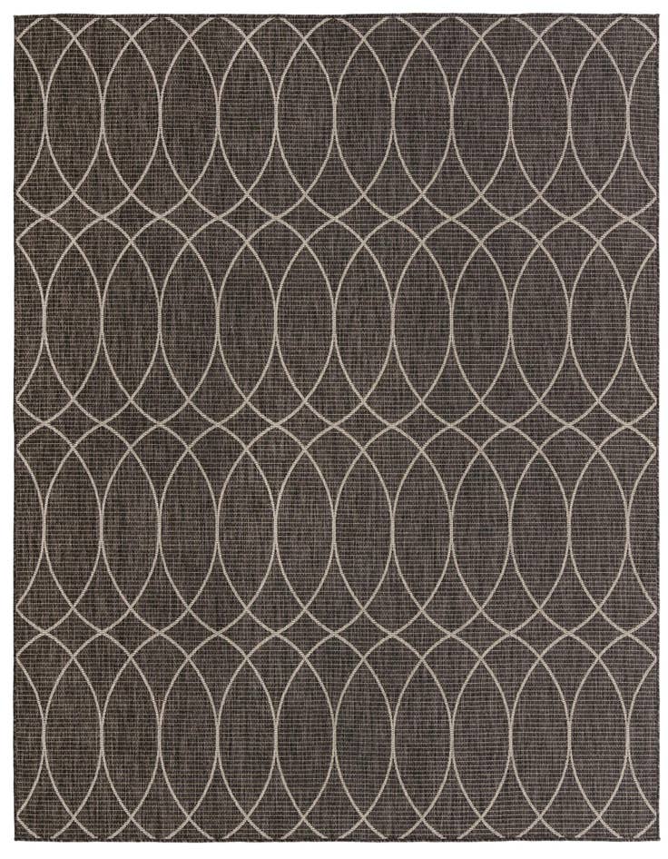 Detail image of 10' x 10' Easy-Clean Lattice Indoor / Outdoor Square Rug