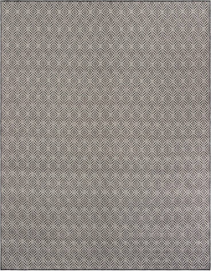 Detail image of 10' x 10' Easy-Clean Lattice Indoor / Outdoor Square Rug