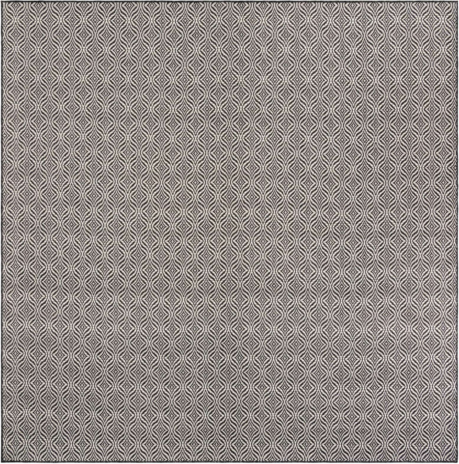 10' x 10' Easy-Clean Lattice Indoor / Outdoor Square Rug