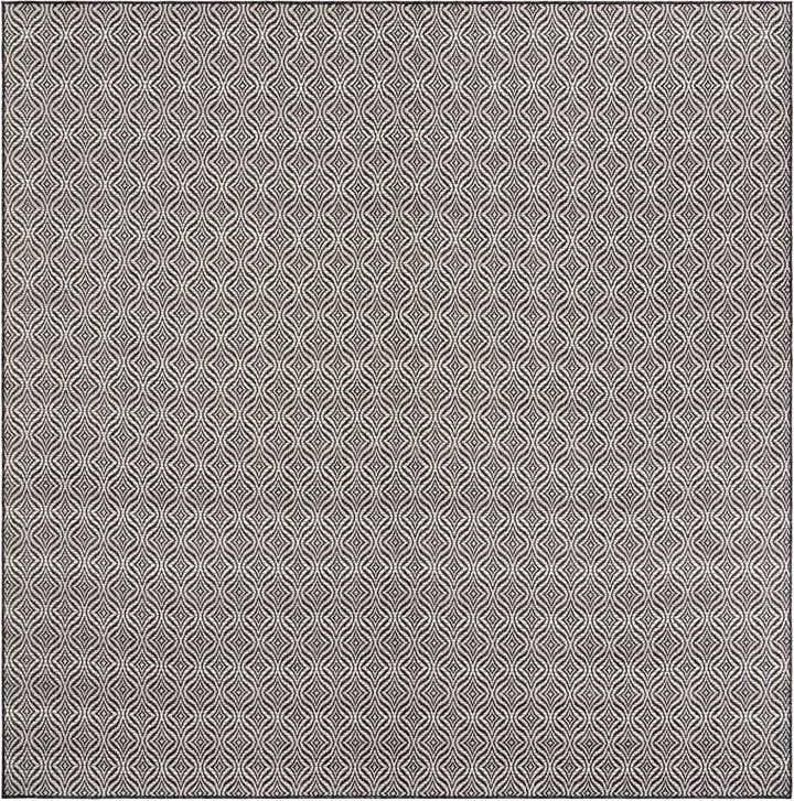 10' x 10' Easy-Clean Lattice Indoor / Outdoor Square Rug