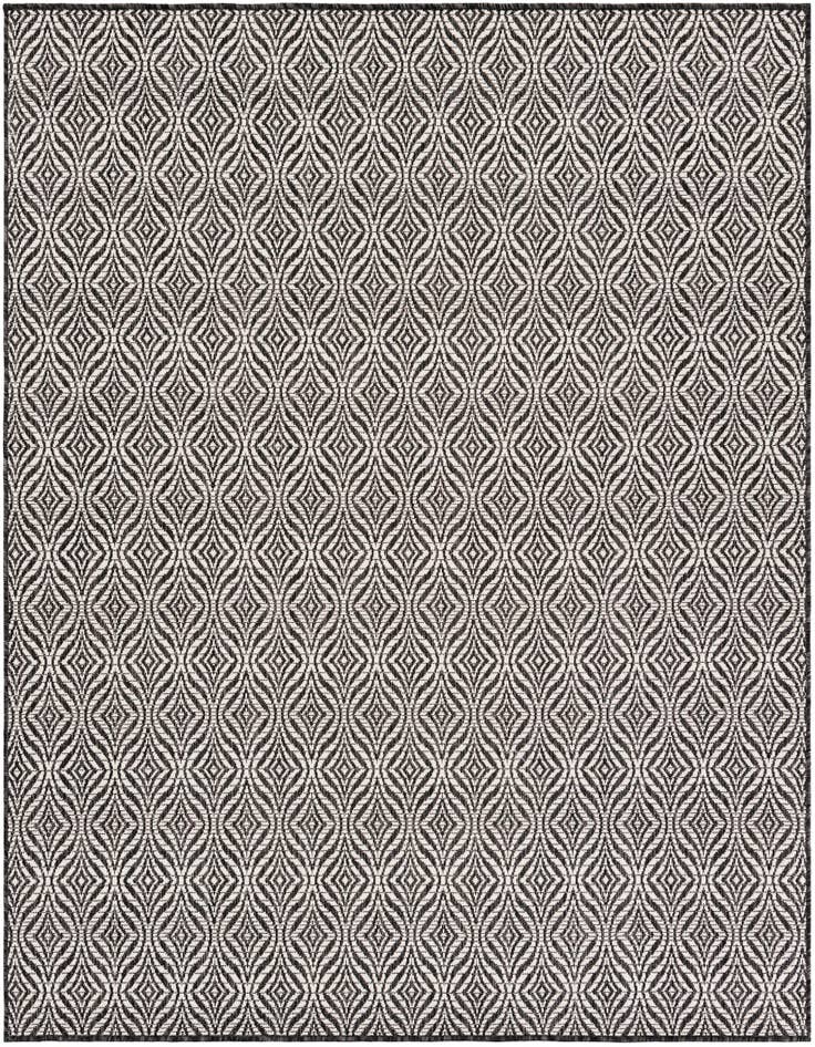 Detail image of 6' x 6' Easy-Clean Lattice Indoor / Outdoor Square Rug