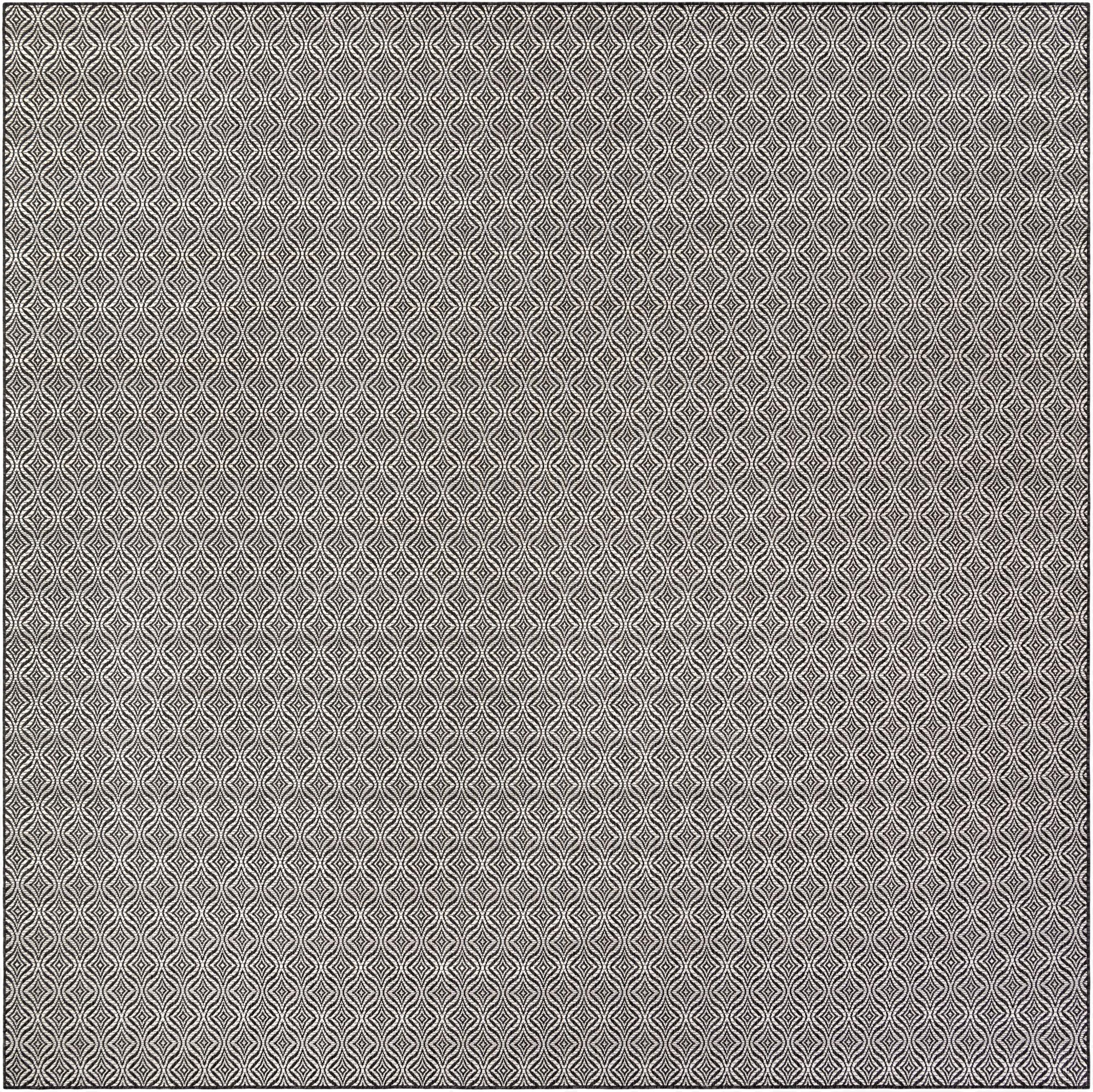 400cm x 400cm  Washable Lattice Indoor / Outdoor Square Rug
