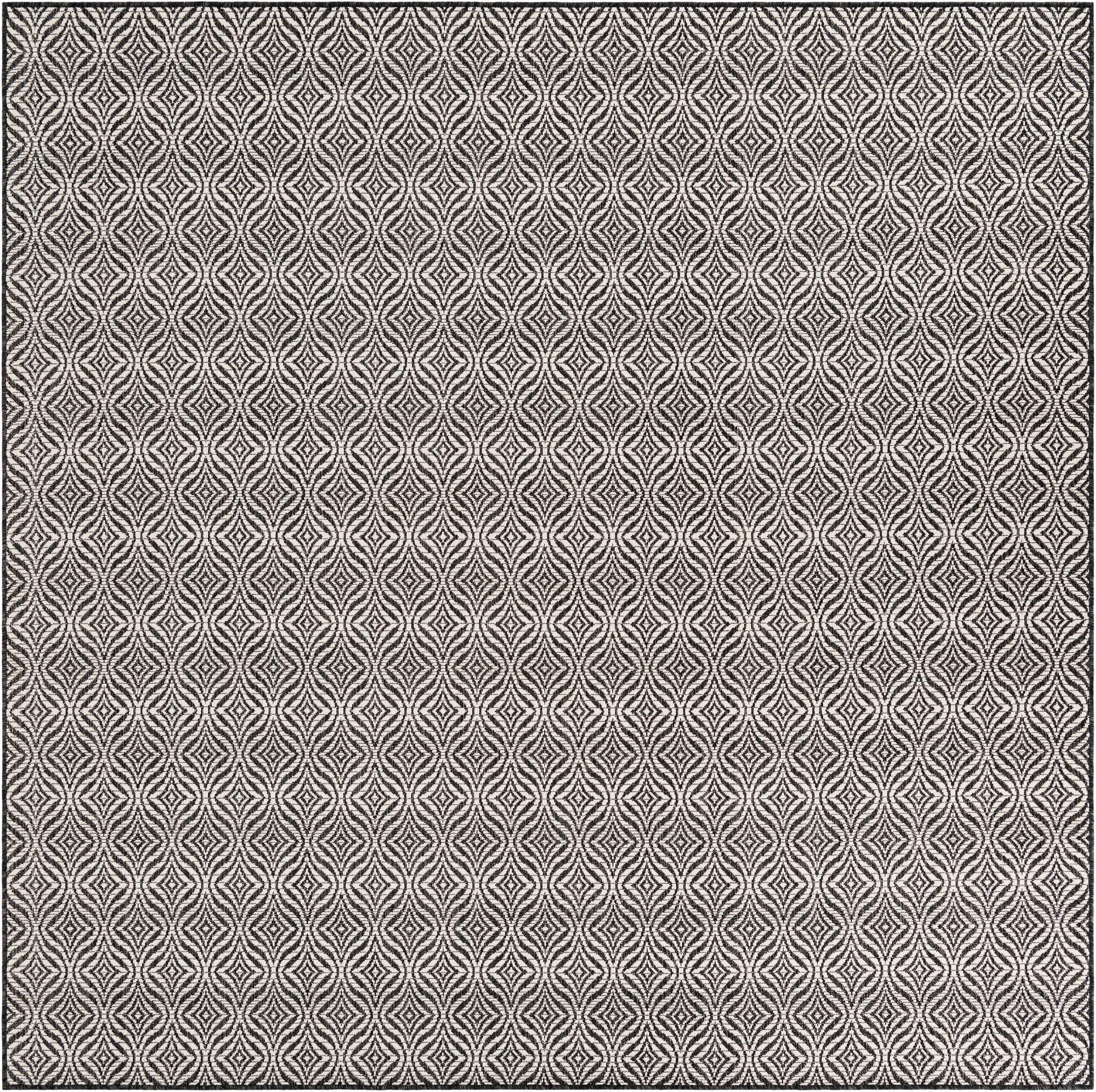 240cm x 240cm  Washable Lattice Indoor / Outdoor Square Rug