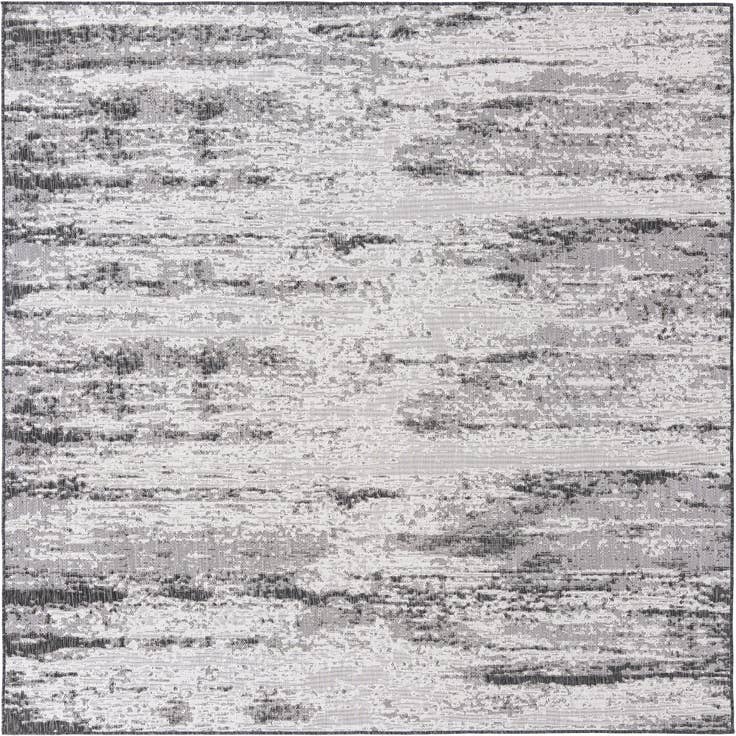 Detail image of 10' x 10' Easy-Clean Modern Indoor / Outdoor Square Rug