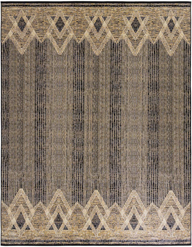 Detail image of 10' x 10' Easy-Clean Modern Indoor / Outdoor Square Rug
