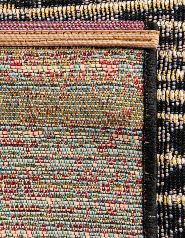 Detail image of 10' x 10' Easy-Clean Modern Indoor / Outdoor Square Rug