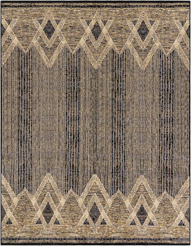 Detail image of 7' 10 x 7' 10 Easy-Clean Modern Indoor / Outdoor Square Rug