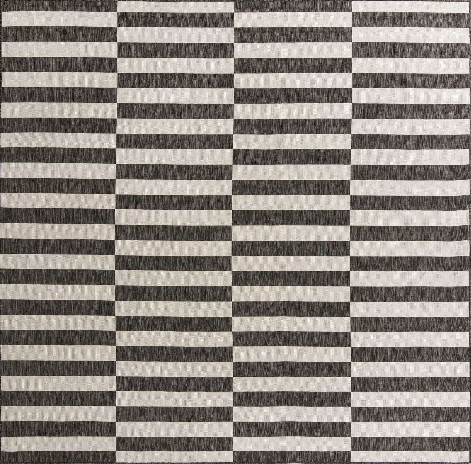 10' 8 x 10' 8 Easy-Clean Ribbon Indoor / Outdoor Square Rug