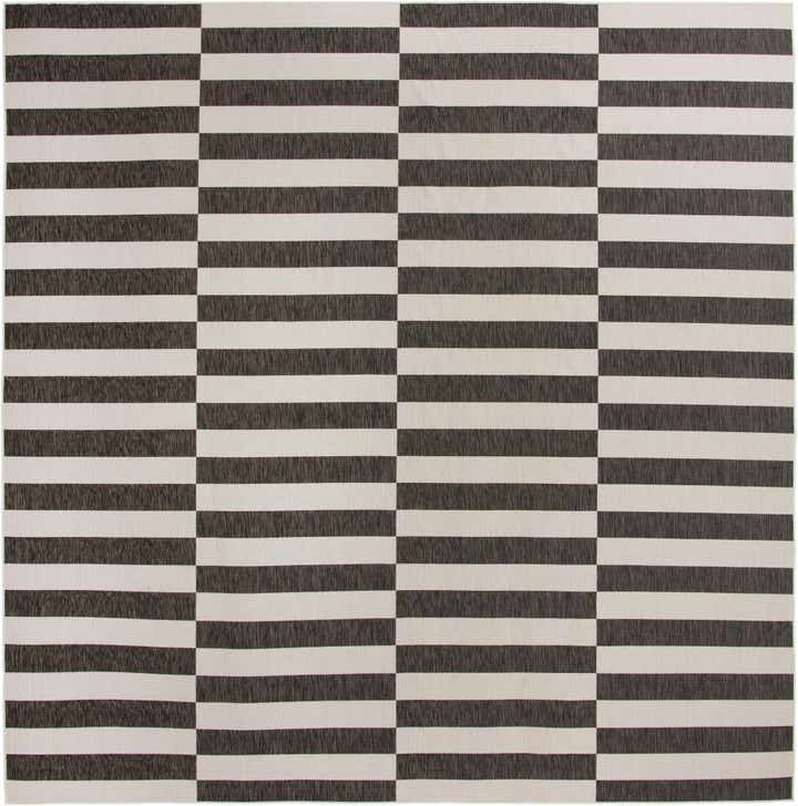 13' x 13' Easy-Clean Ribbon Indoor / Outdoor Square Rug