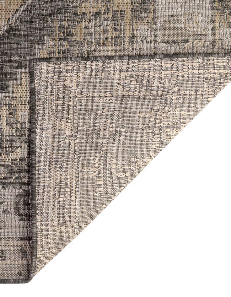 Detail image of 13' x 13'  Washable Traditional Indoor / Outdoor Square Rug