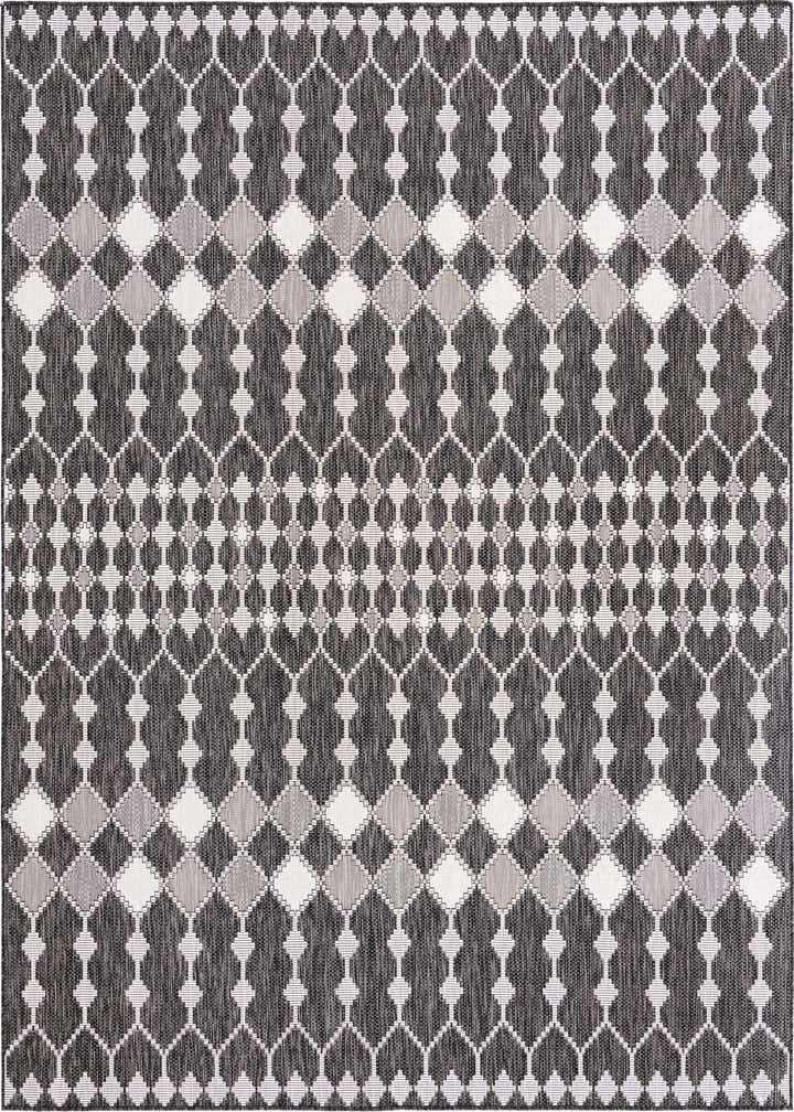 10' x 10' Easy-Clean Trellis Indoor / Outdoor Square Rug