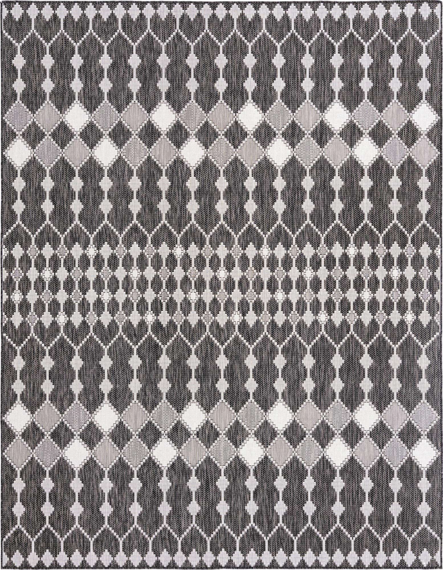 10' x 10' Easy-Clean Trellis Indoor / Outdoor Square Rug