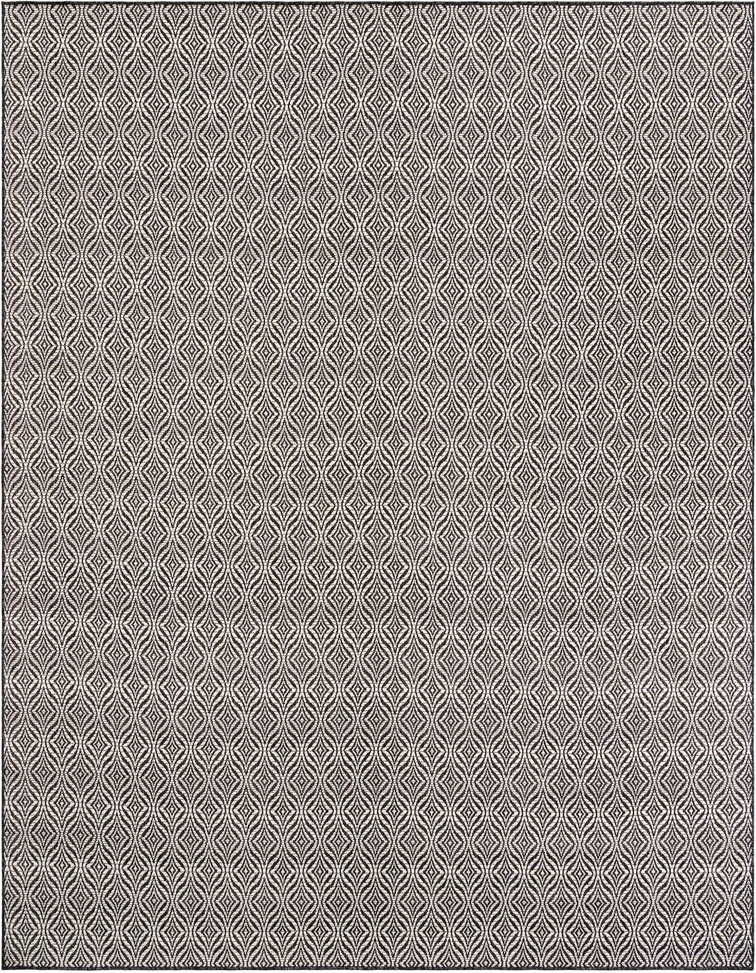 10' x 10' Easy-Clean Trellis Indoor / Outdoor Square Rug