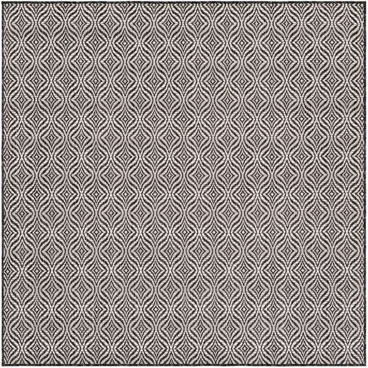 6' x 6' Easy-Clean Trellis Indoor / Outdoor Square Rug