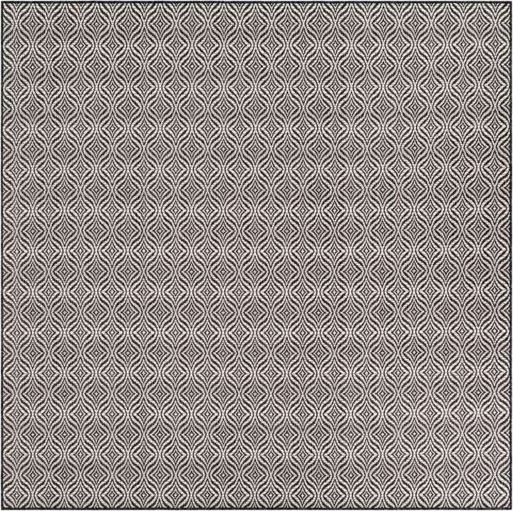7' 10 x 7' 10 Easy-Clean Trellis Indoor / Outdoor Square Rug