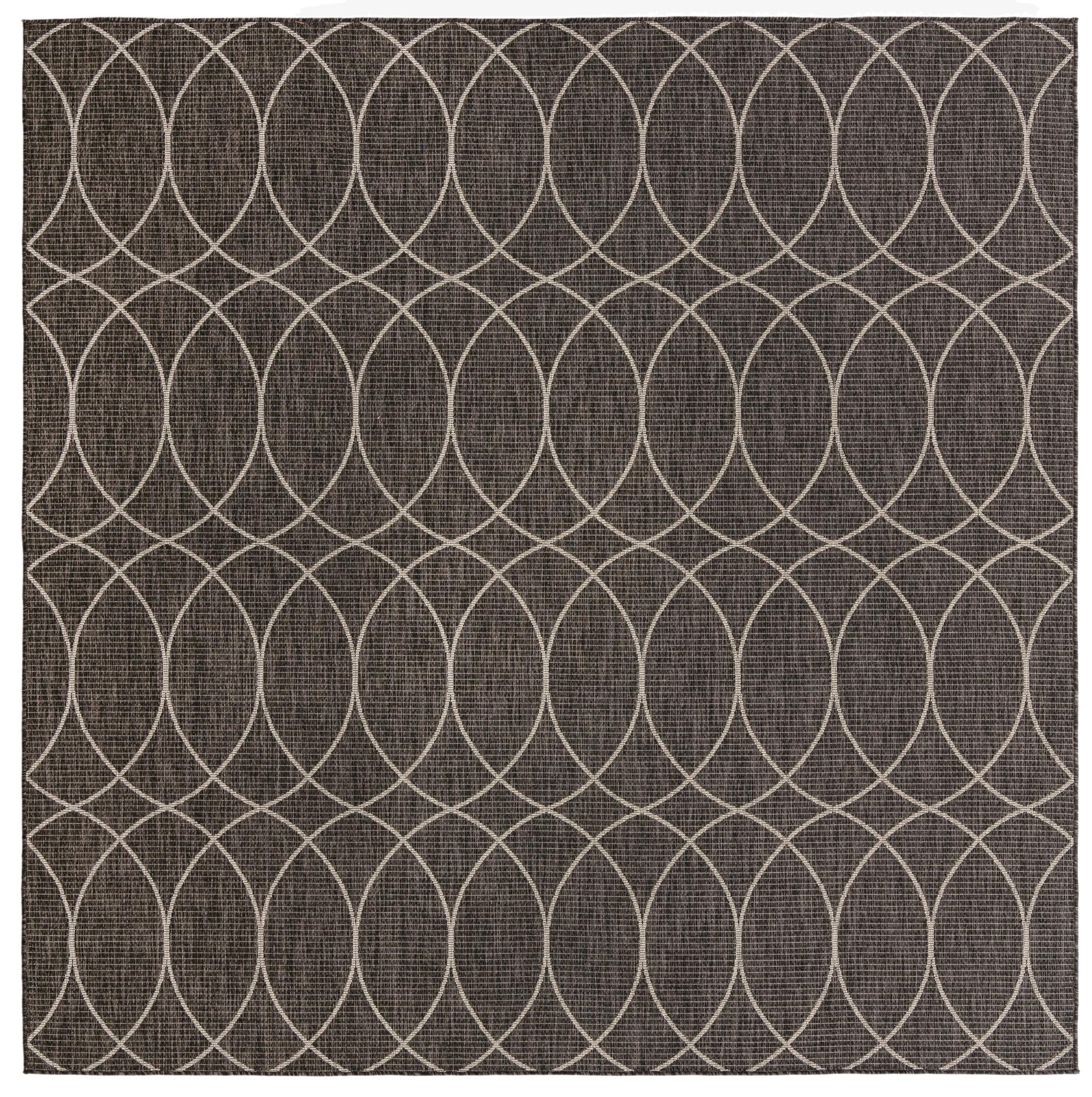 10' x 10'  Washable Trellis Indoor / Outdoor Square Rug