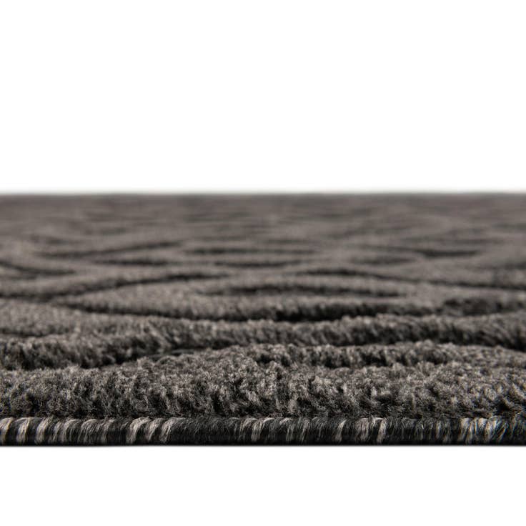 Detail image of 7' 10 x 7' 10 Easy-Clean Trellis Textured Indoor / Outdoor Square Rug