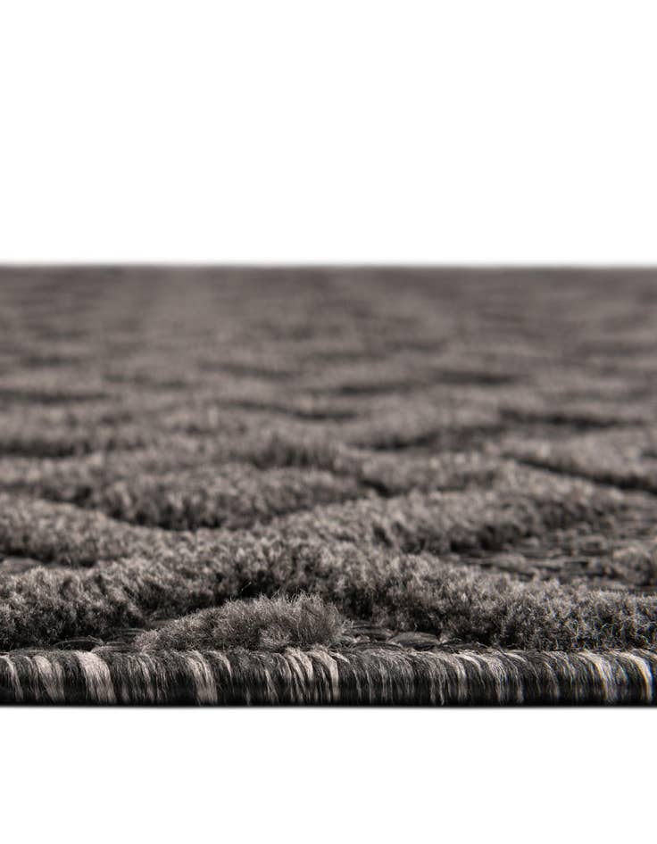 Detail image of 7' 10 x 7' 10  Washable Trellis Textured Indoor / Outdoor Square Rug