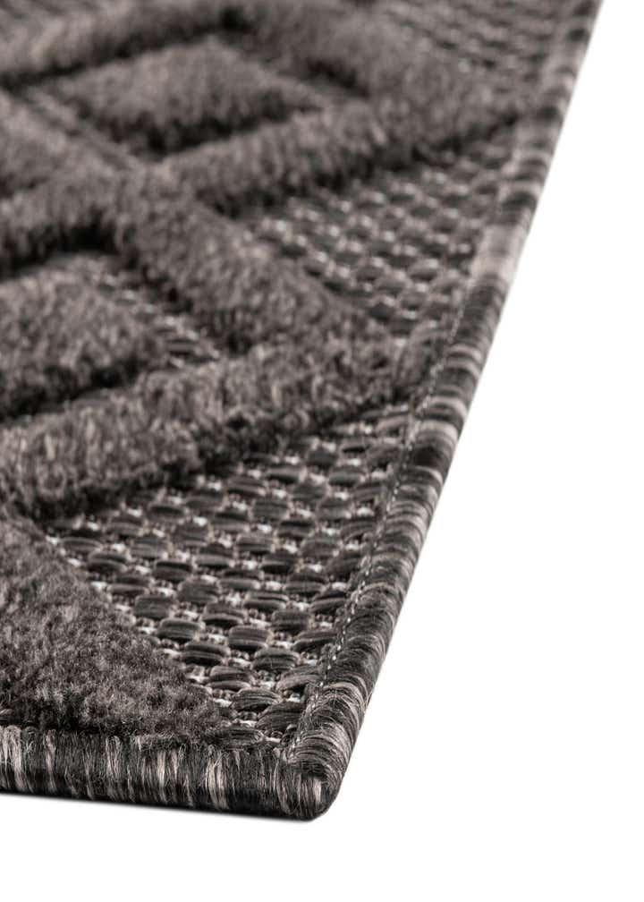 7' 10 x 7' 10 Easy-Clean Trellis Textured Indoor / Outdoor Square Rug