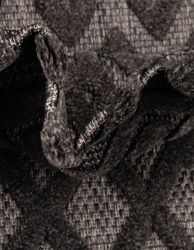 Detail image of 7' 10 x 7' 10  Washable Trellis Textured Indoor / Outdoor Square Rug