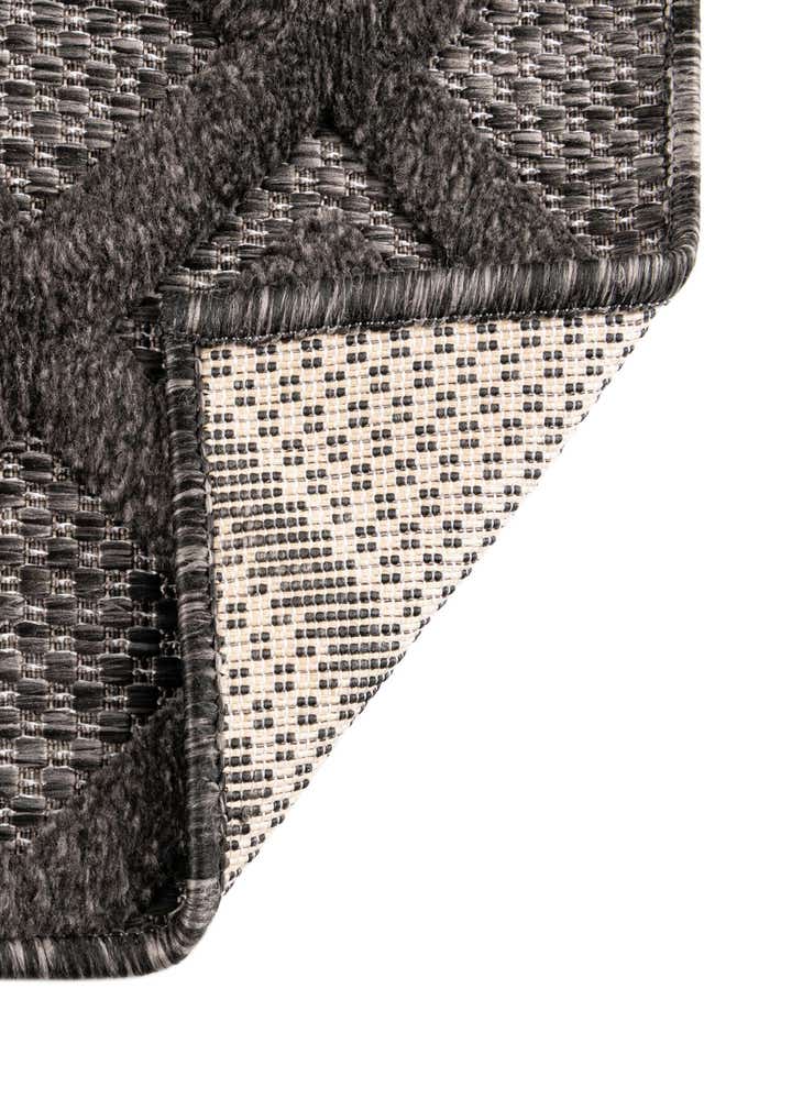 7' 10 x 7' 10 Easy-Clean Trellis Textured Indoor / Outdoor Square Rug