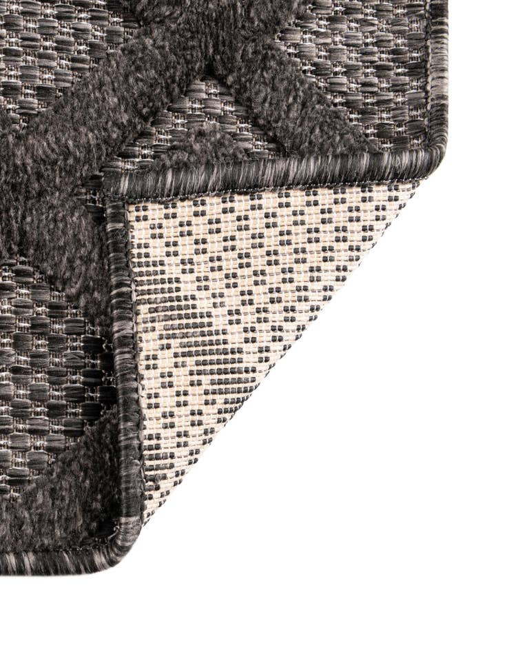 Detail image of 7' 10 x 7' 10  Washable Trellis Textured Indoor / Outdoor Square Rug