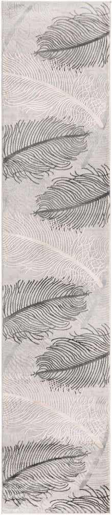 2' x 9' 10 Chase · Abstract rug, gray