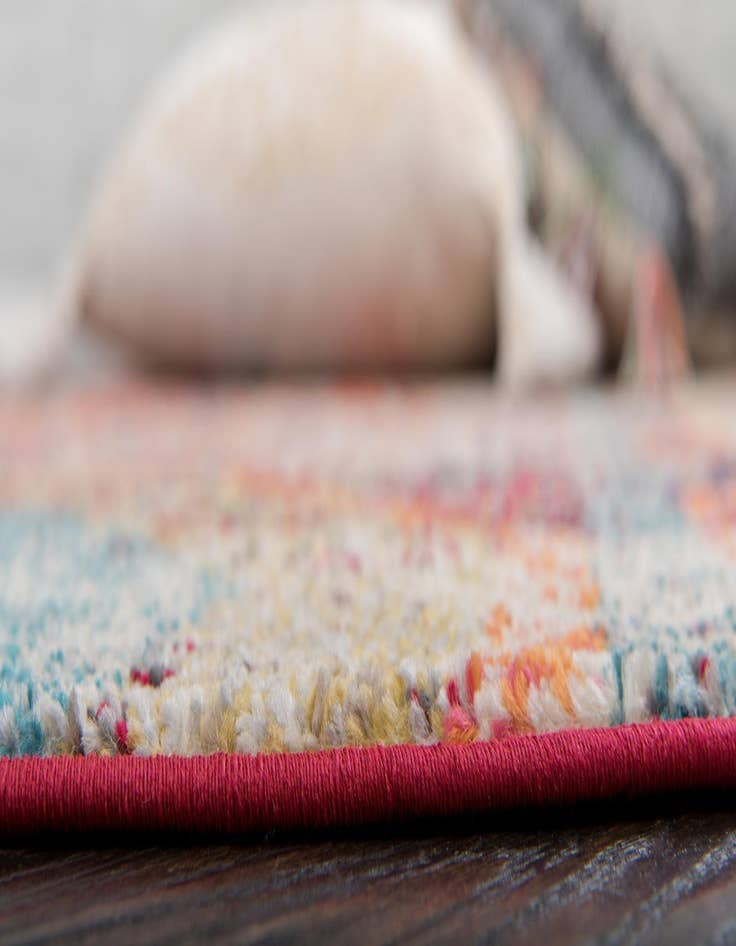 Detail image of 6' x 6' Washable Santa Fe Round Rug