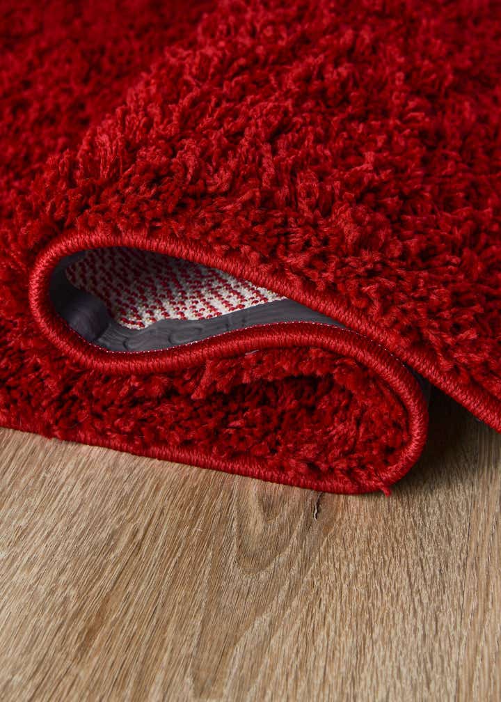 5' 3 x 8' Solid Shag Oval Rug