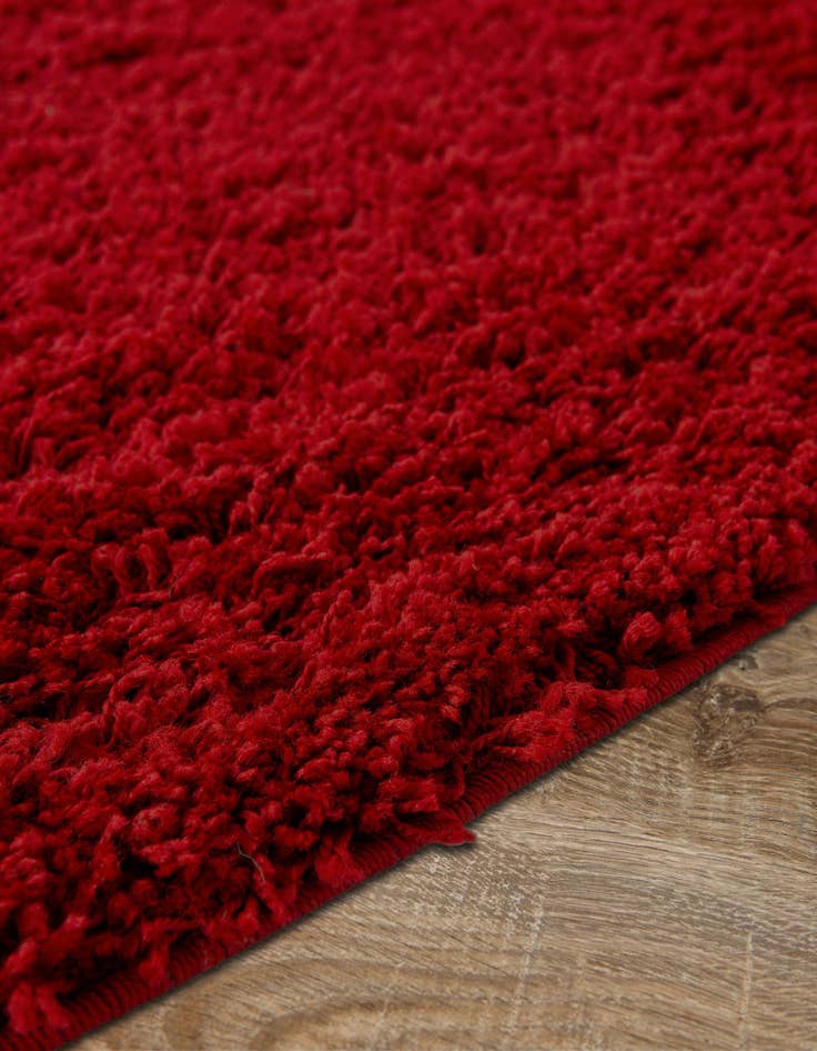 Detail image of 5' 3 x 8' Solid Shag Oval Rug