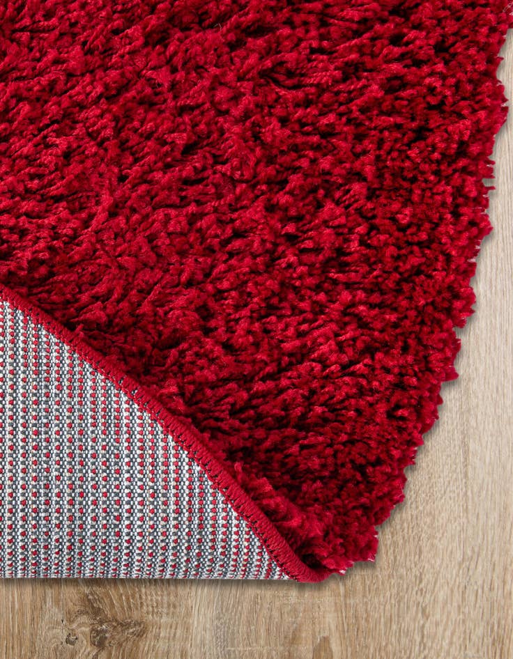 Detail image of 5' 3 x 8' Solid Shag Oval Rug