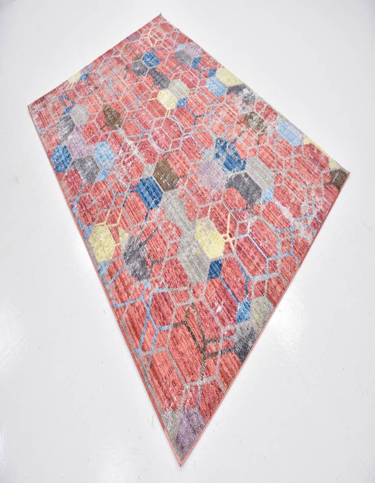 Detail image of 5' 3 x 7' 7 Lattice Rug