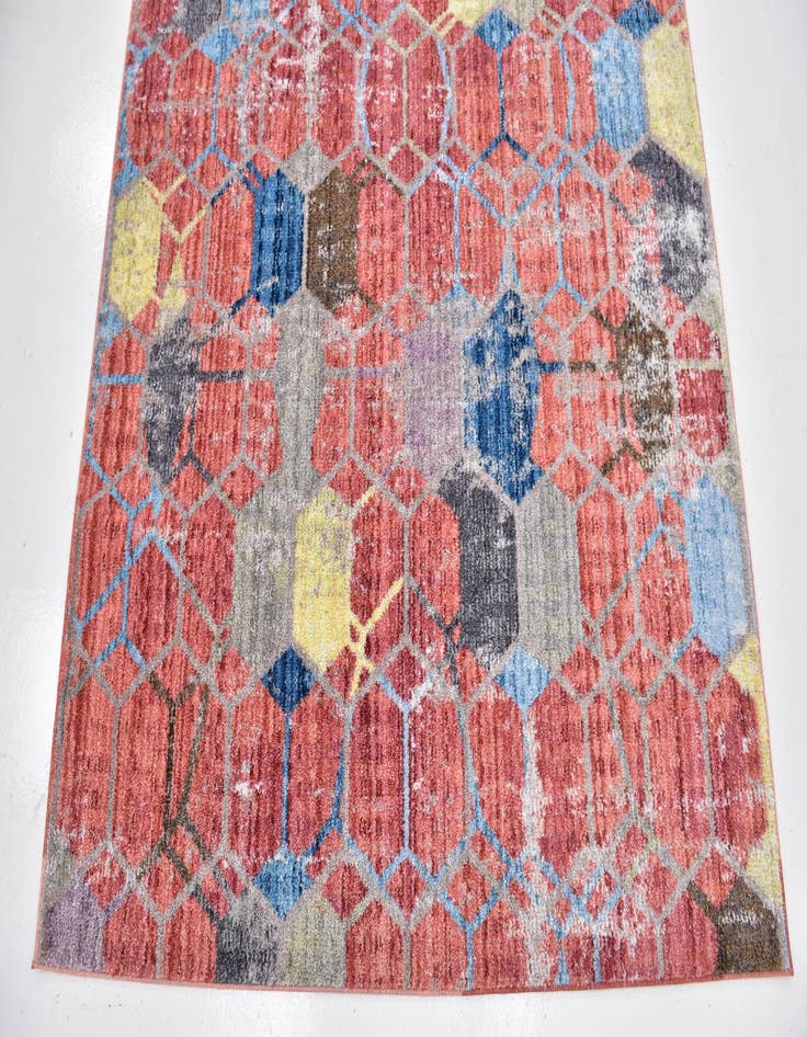 Detail image of 5' 3 x 7' 7 Lattice Rug