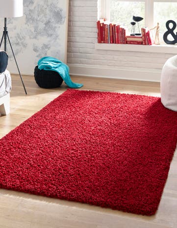 12' x 15' 7 Solid Shag Rug