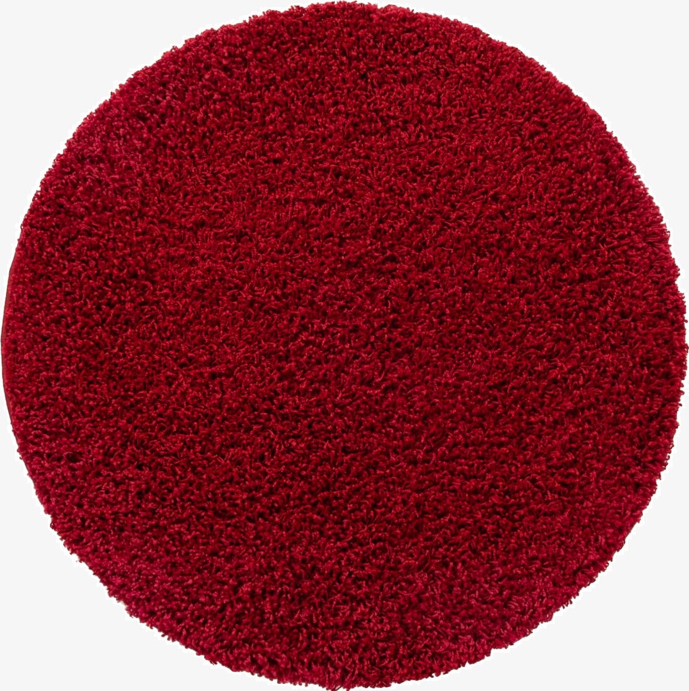 Primary image 3' x 3' Solid Shag Round Rug