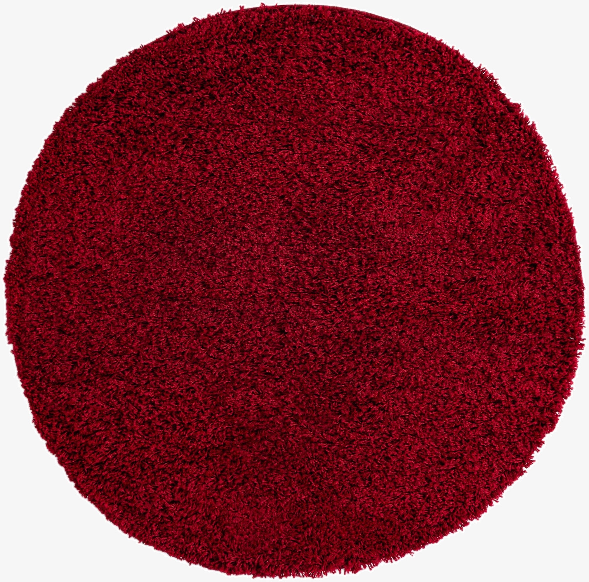 Primary image 4' x 4' Solid Shag Round Rug
