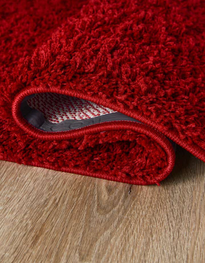 2' x 6' 5 Solid Shag Runner Rug