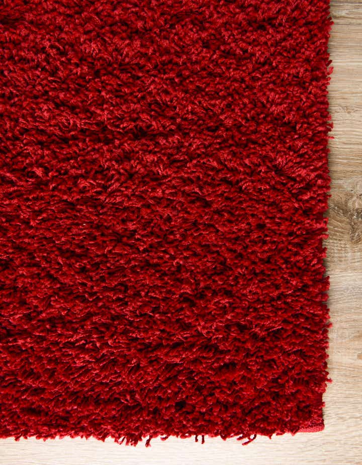2' x 6' 5 Solid Shag Runner Rug