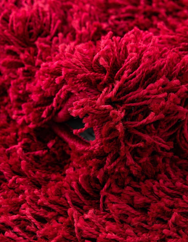 Detail image of 2' 7 x 16' 5 Solid Shag Runner Rug