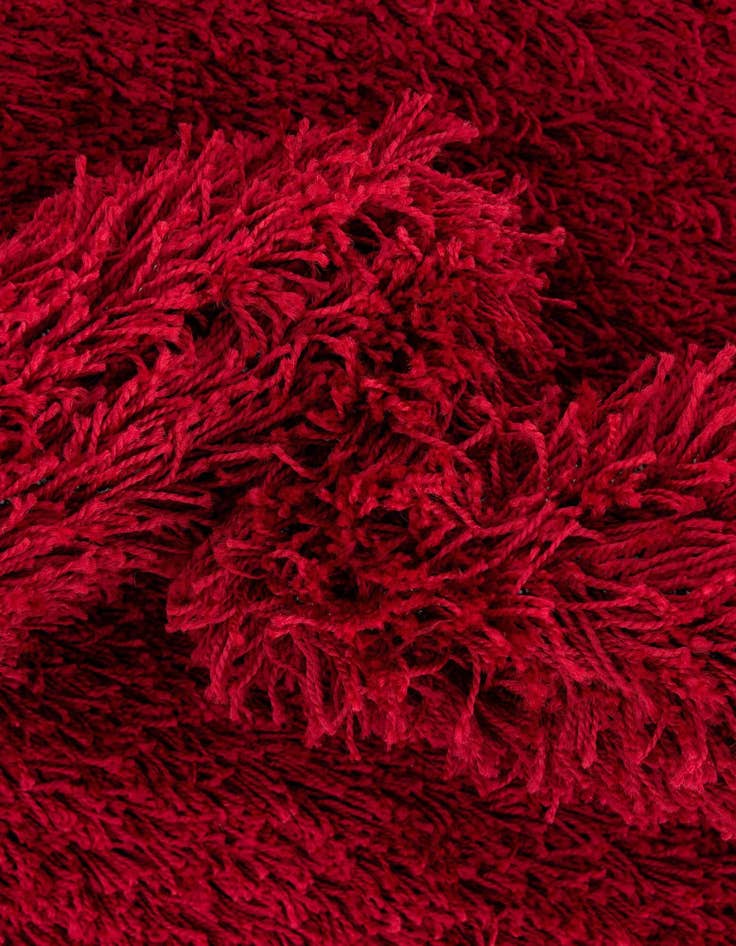 Detail image of 2' 7 x 16' 5 Solid Shag Runner Rug