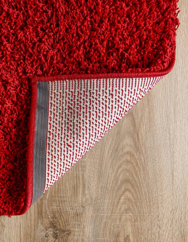 Detail image of 2' 7 x 19' 8 Solid Shag Runner Rug
