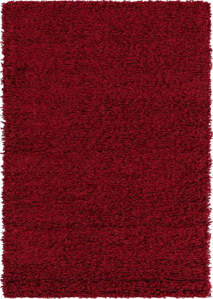 2' x 6' 5 Solid Shag Runner Rug