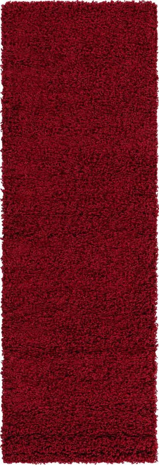 Detail image of 2' x 6' 5 Solid Shag Runner Rug