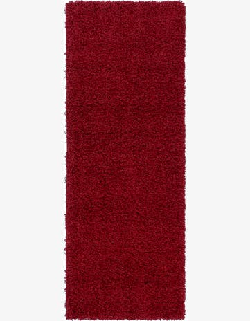 60cm x 185cm Solid Shag Runner Rug