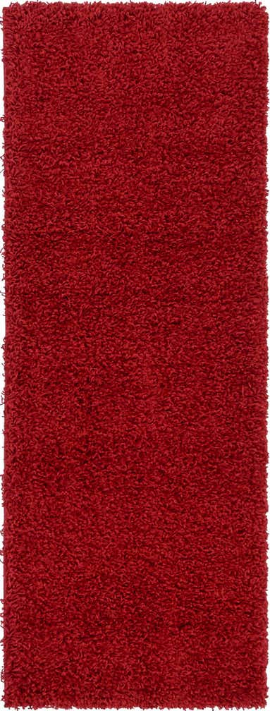 2' x 6' Solid Shag Runner Rug