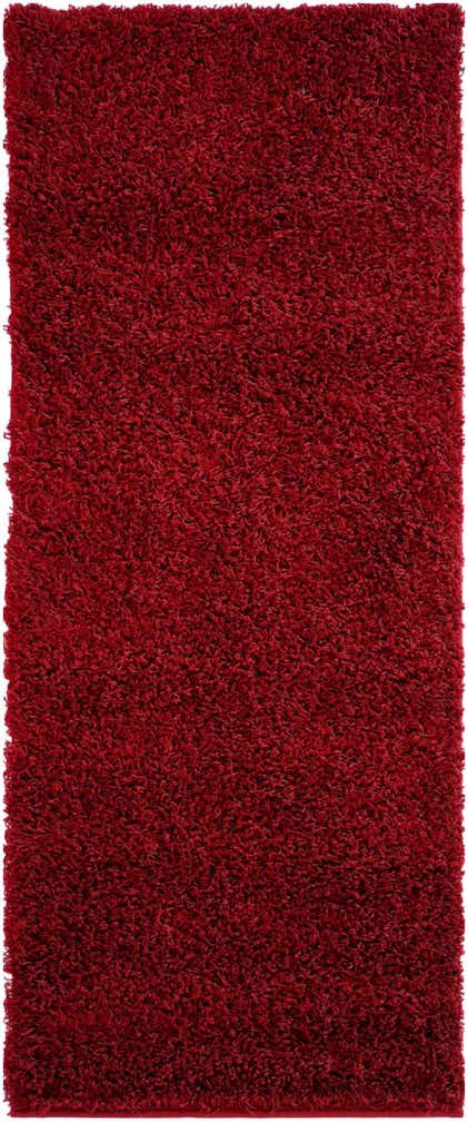 2' x 5' Solid Shag Runner Rug